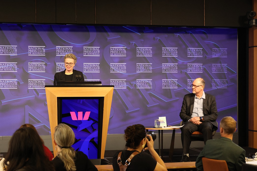 Prof Quentin Grafton at the National Press Club