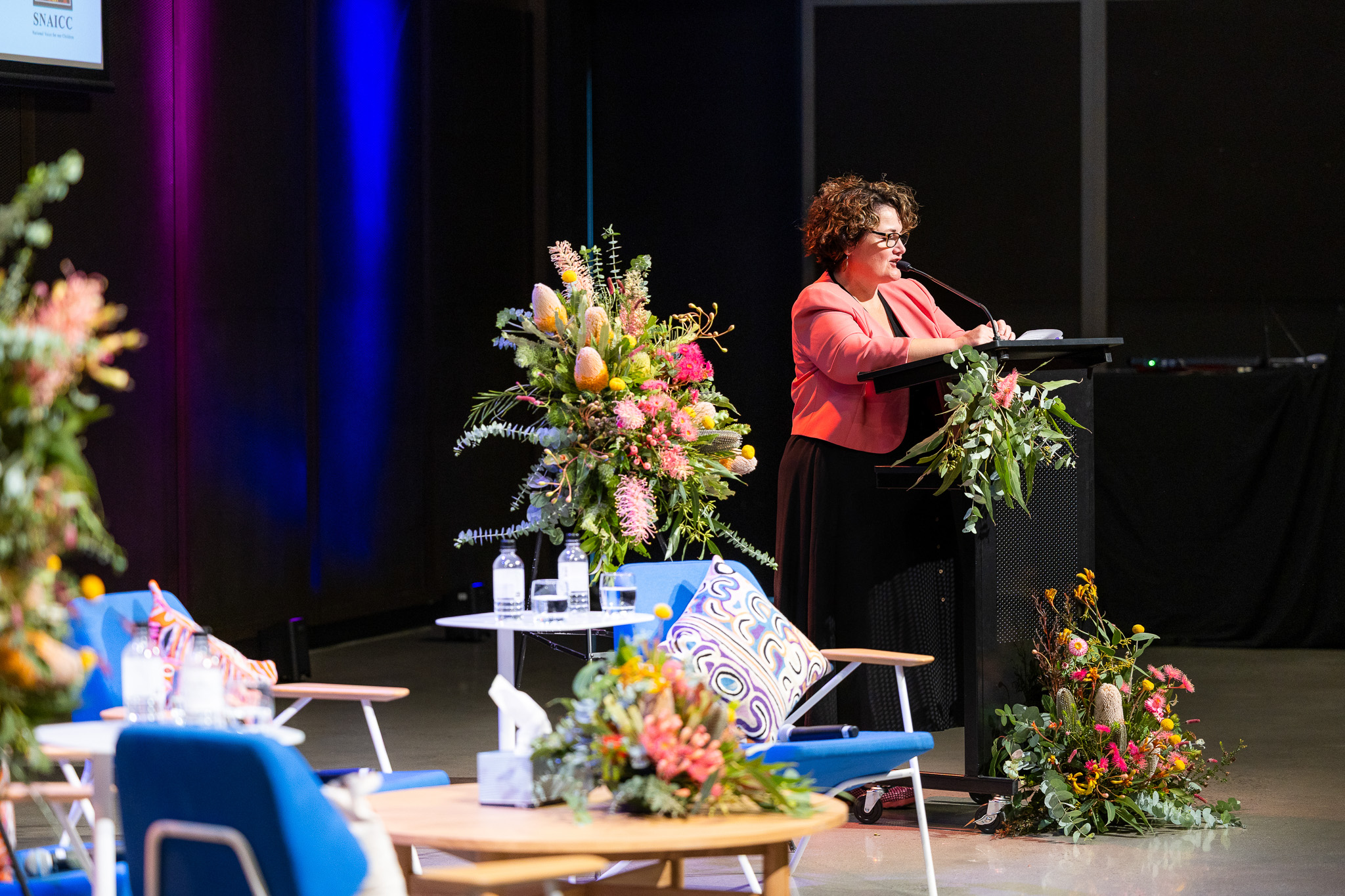 Dr Lisa Conway addressing the audience