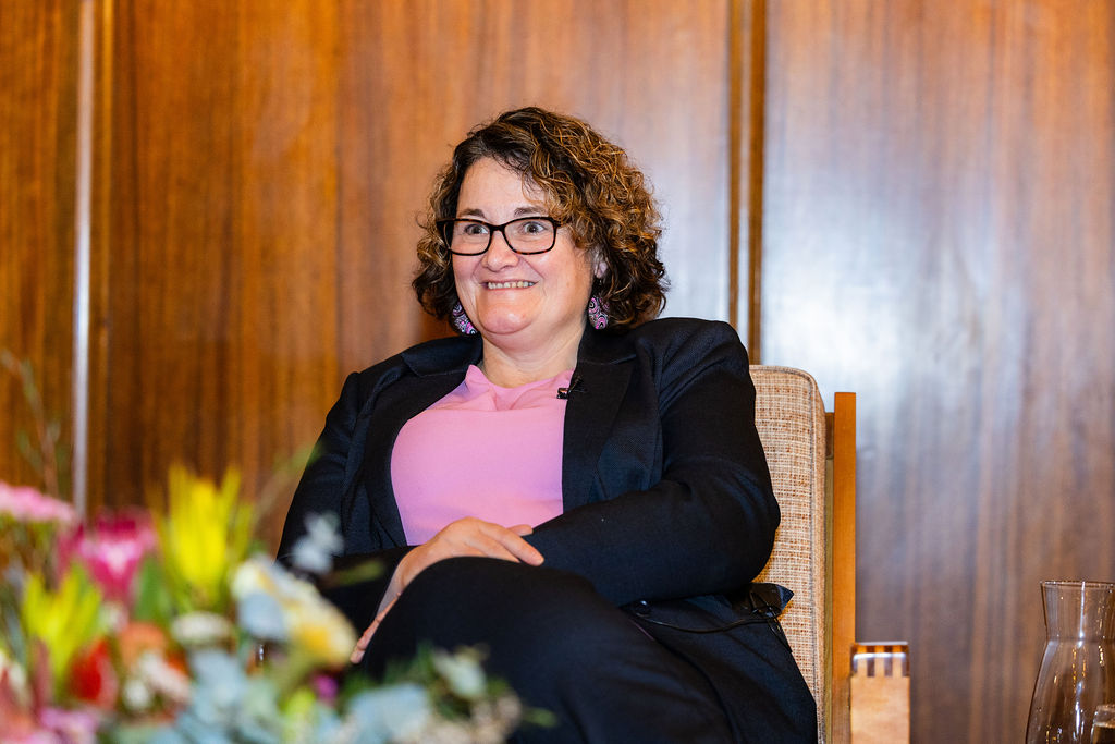 Dr Lisa Conway at the discussion