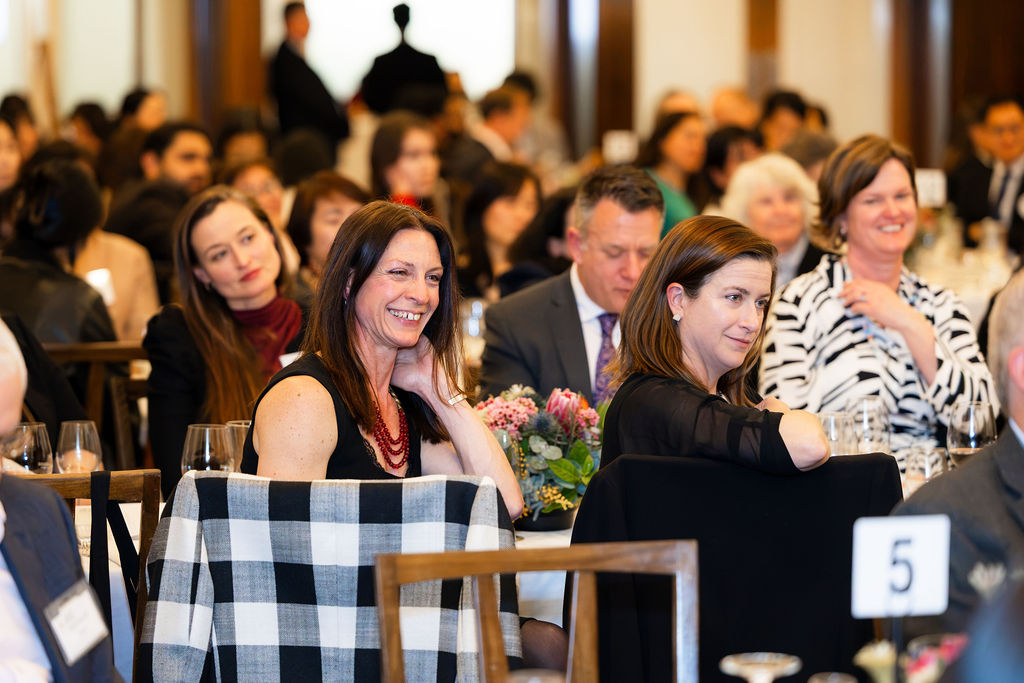 Crawford community at the 20th anniversary dinner
