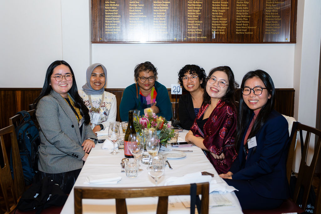 Crawford community at the 20th anniversary dinner