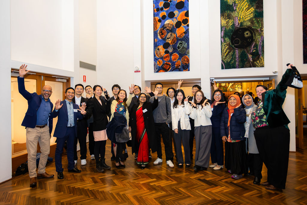 Crawford community at the 20th anniversary dinner