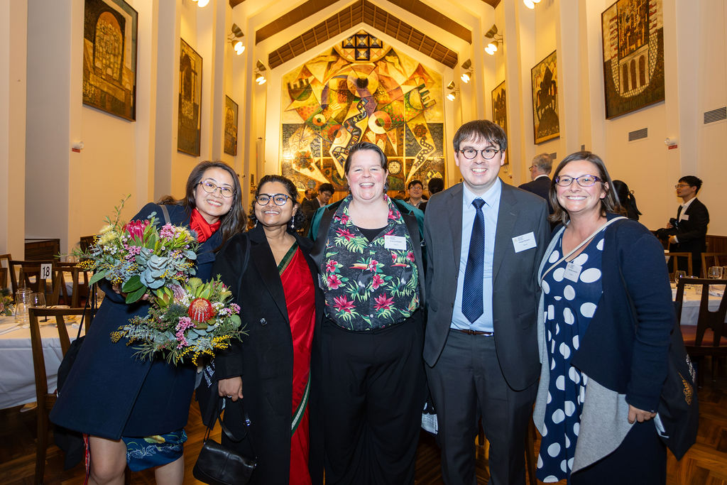 Crawford community at the 20th anniversary dinner