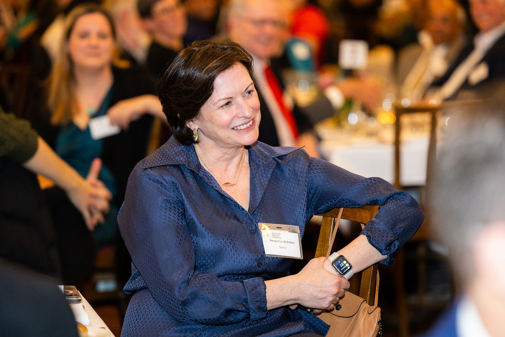 Distinguished Professor Renee McKibbin at the dinner
