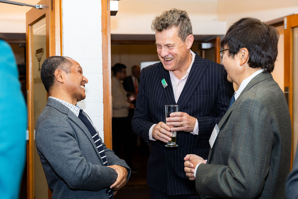 Emeritus Professor Andrew Macintyre at the event