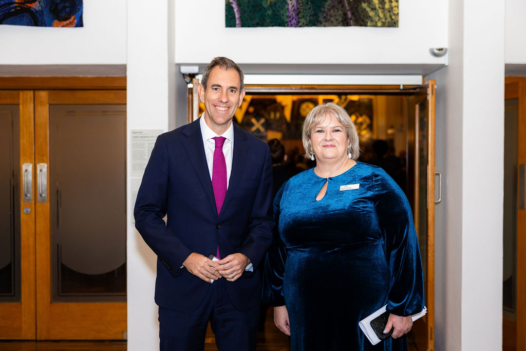 The Hon Dr Jim Chalmers MP and Professor Janine O'Flynn