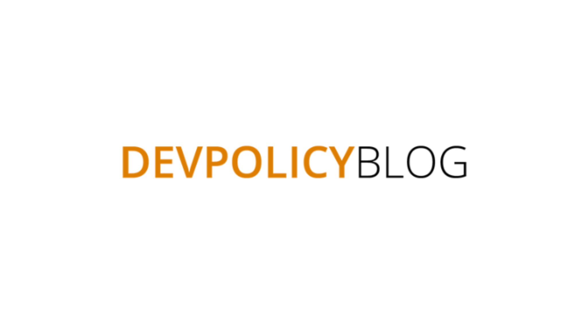 Dev Policy Blog