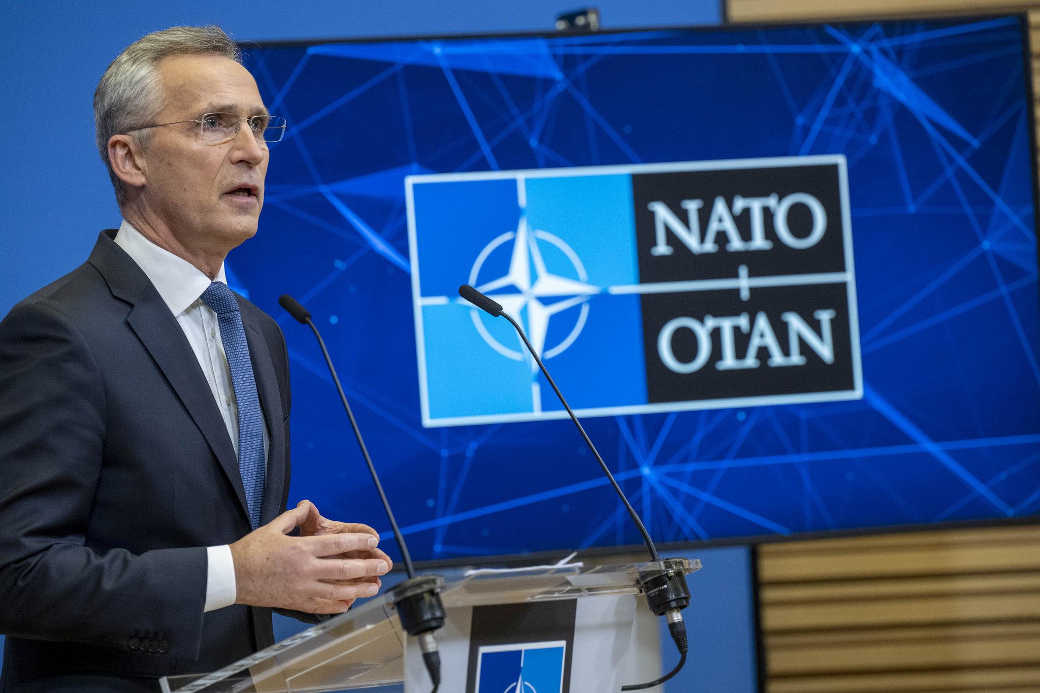 Press briefing by NATO Secretary General Jens Stoltenberg following an extraordinary meeting of the NATO-Ukraine Commission. Source: Flickr/NATO North Atlantic Treaty Organization