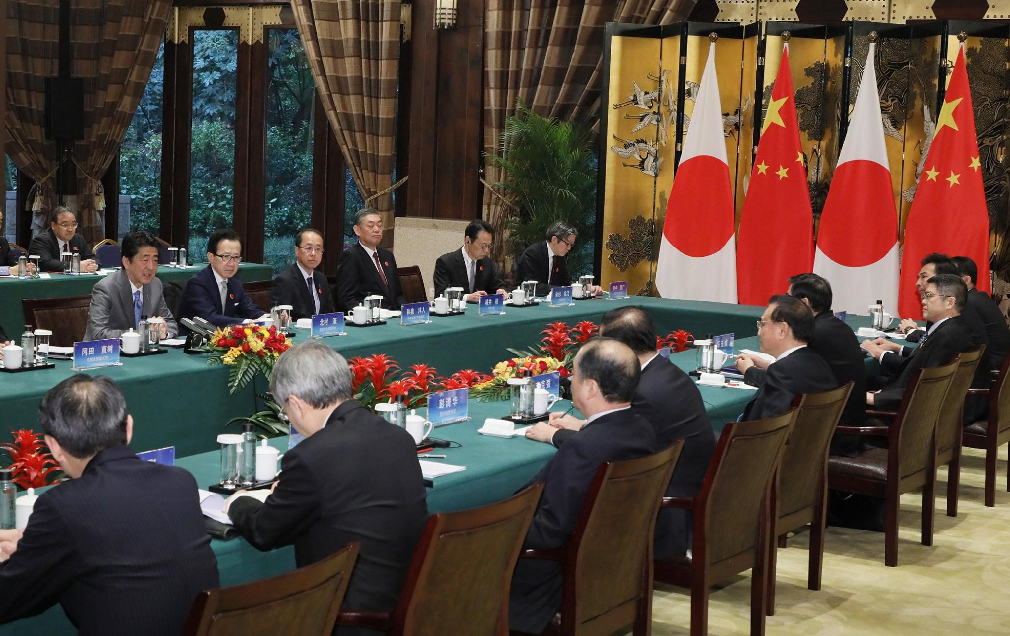 Prime Minister Abe in China