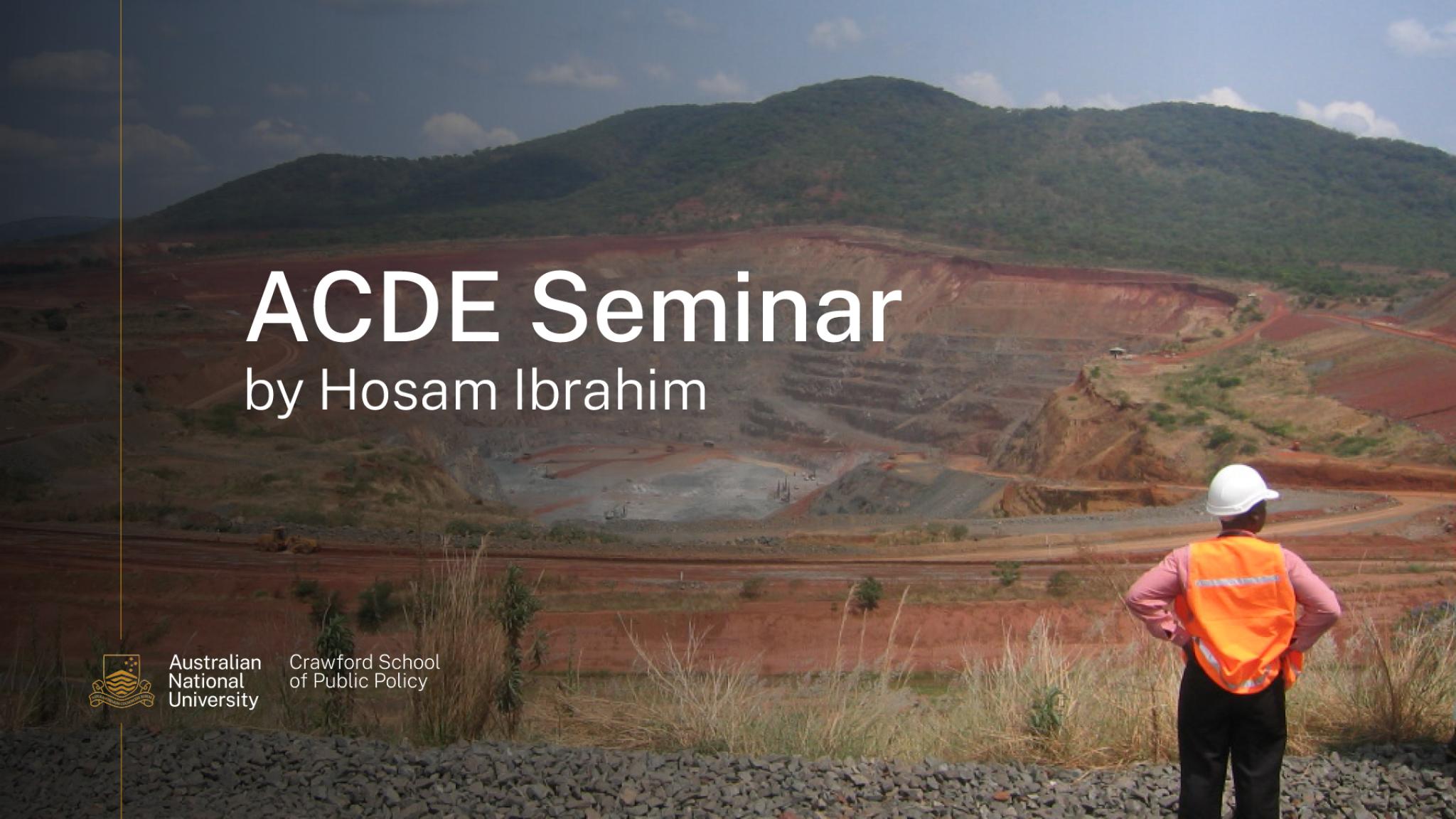 ACDE Seminar Hosam Ibrahim
