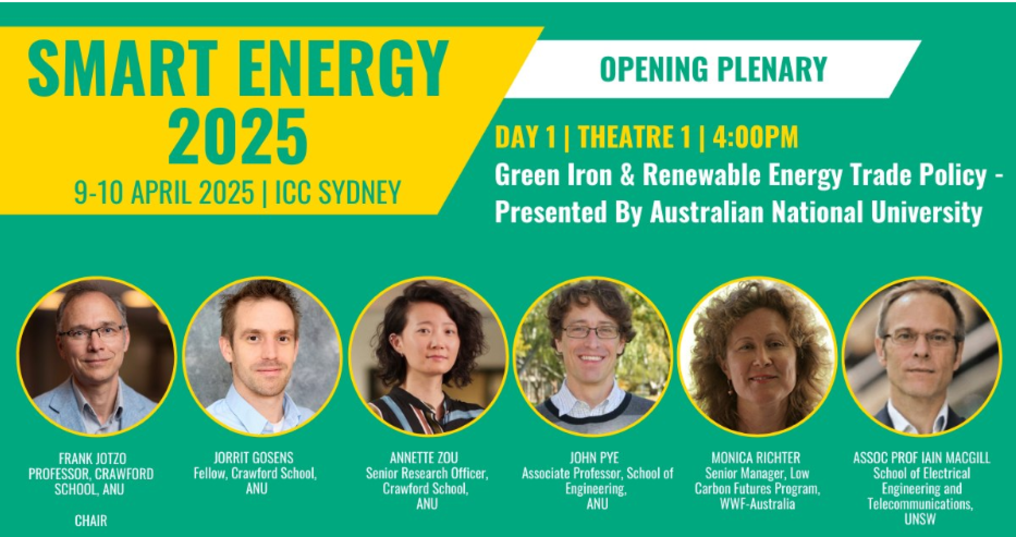  Session on Green Iron & Renewable Energy Trade Policy