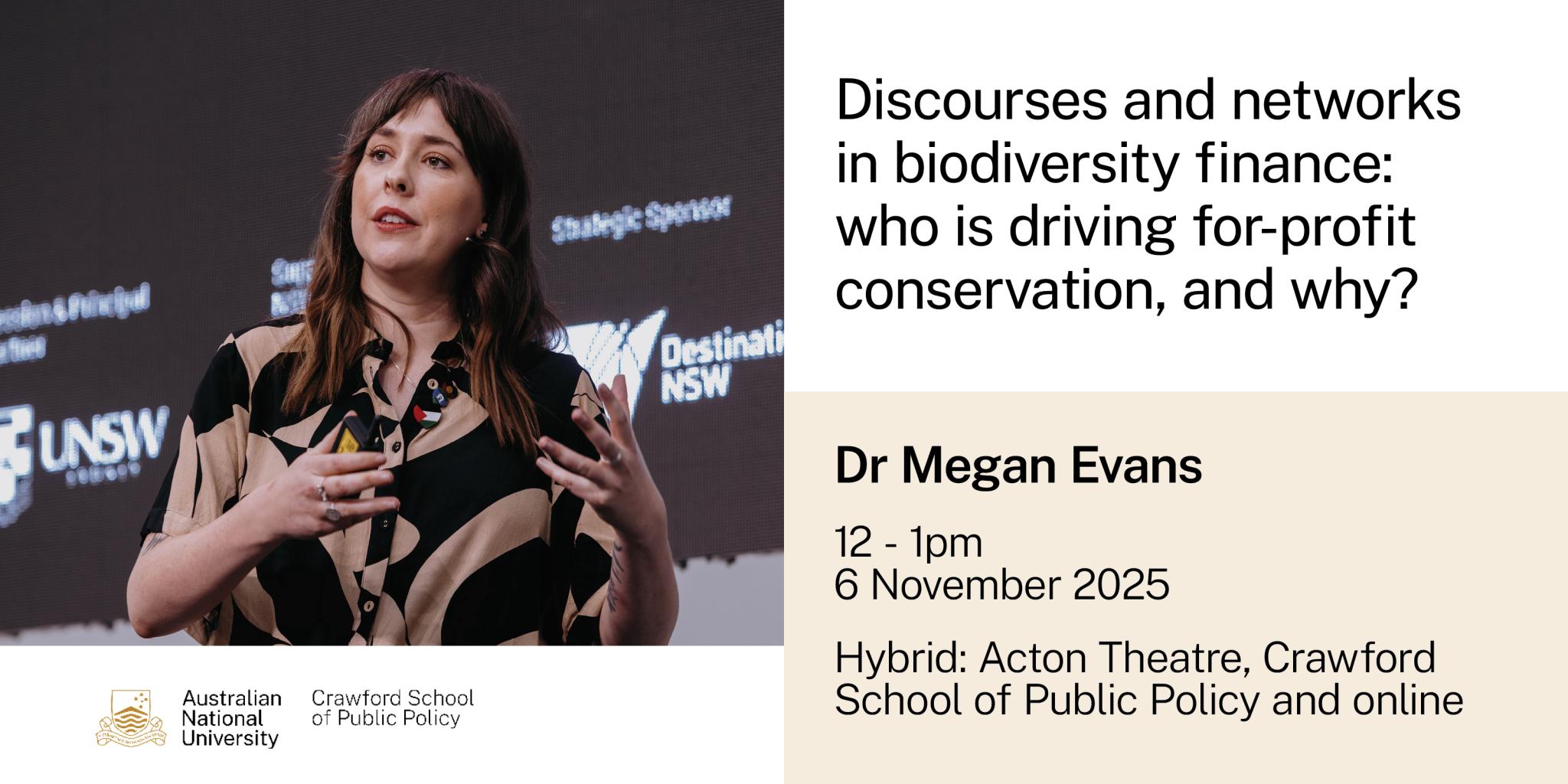 Discourses and networks in biodiversity finance: who is driving for-profit conservation, and why?