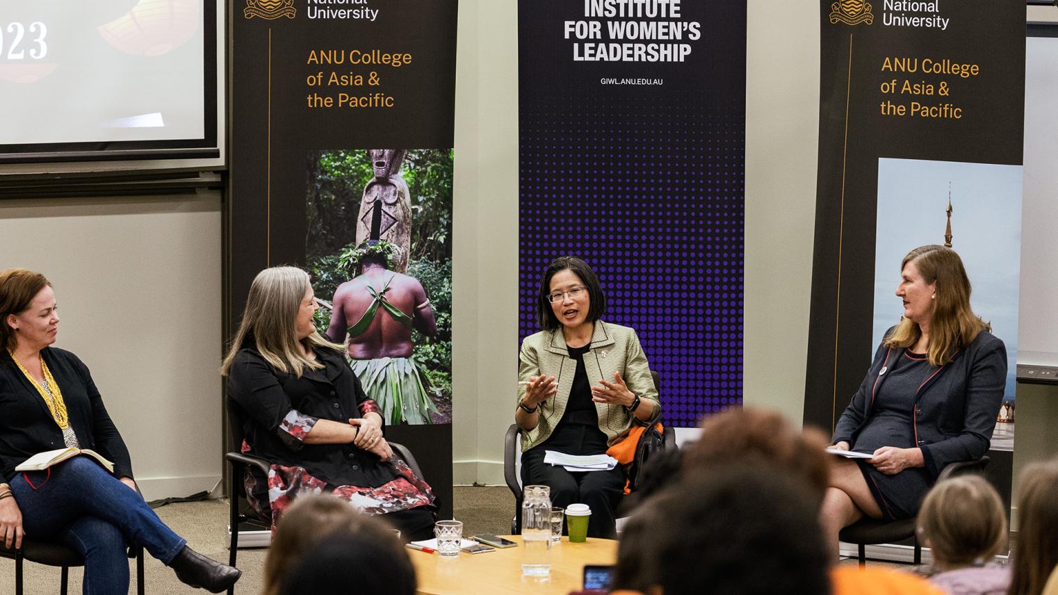 The Women in Diplomacy APW Panel with Ambassador of Thailand to Australia Arjaree Sriratanaban.