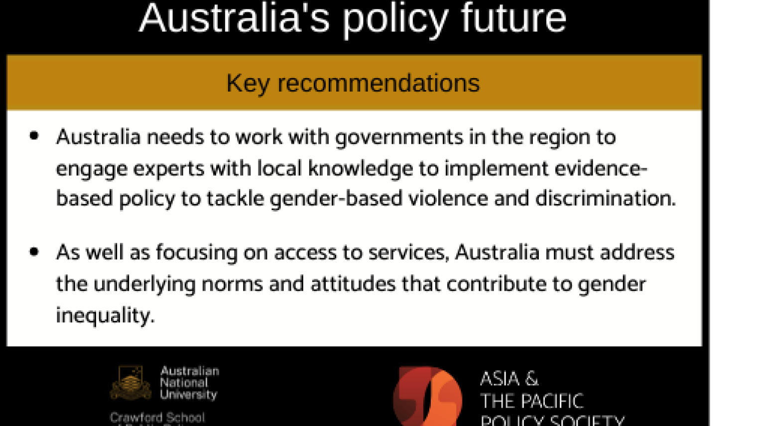 Bexley Australia policy future graphic