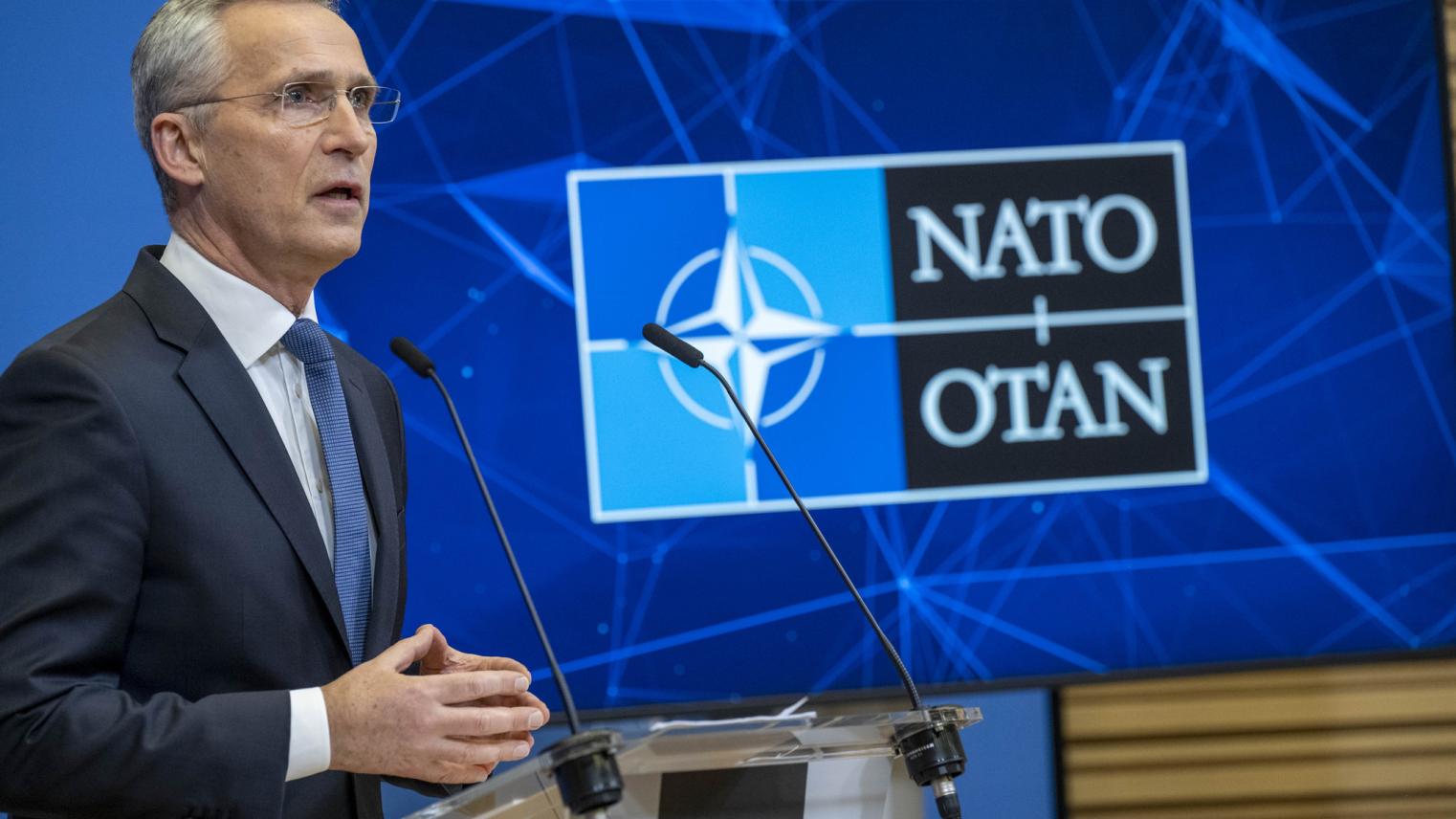 Press briefing by NATO Secretary General Jens Stoltenberg following an extraordinary meeting of the NATO-Ukraine Commission. Source: Flickr/NATO North Atlantic Treaty Organization