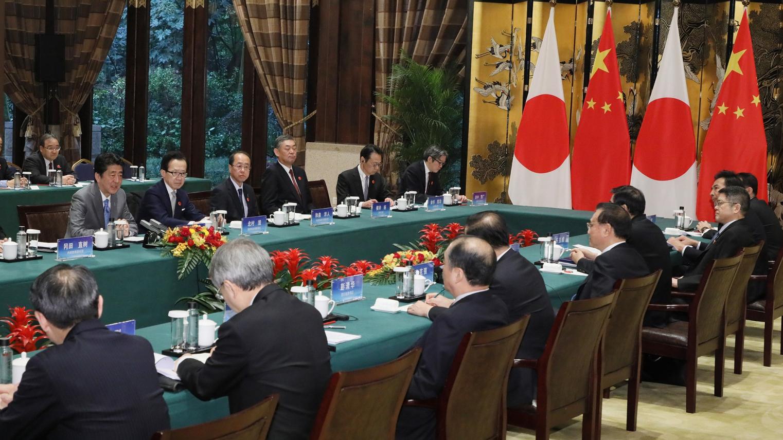 Prime Minister Abe in China